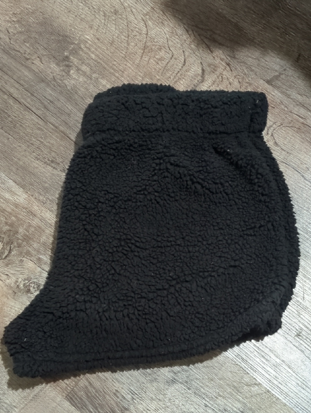 Black Sherpa Shorts